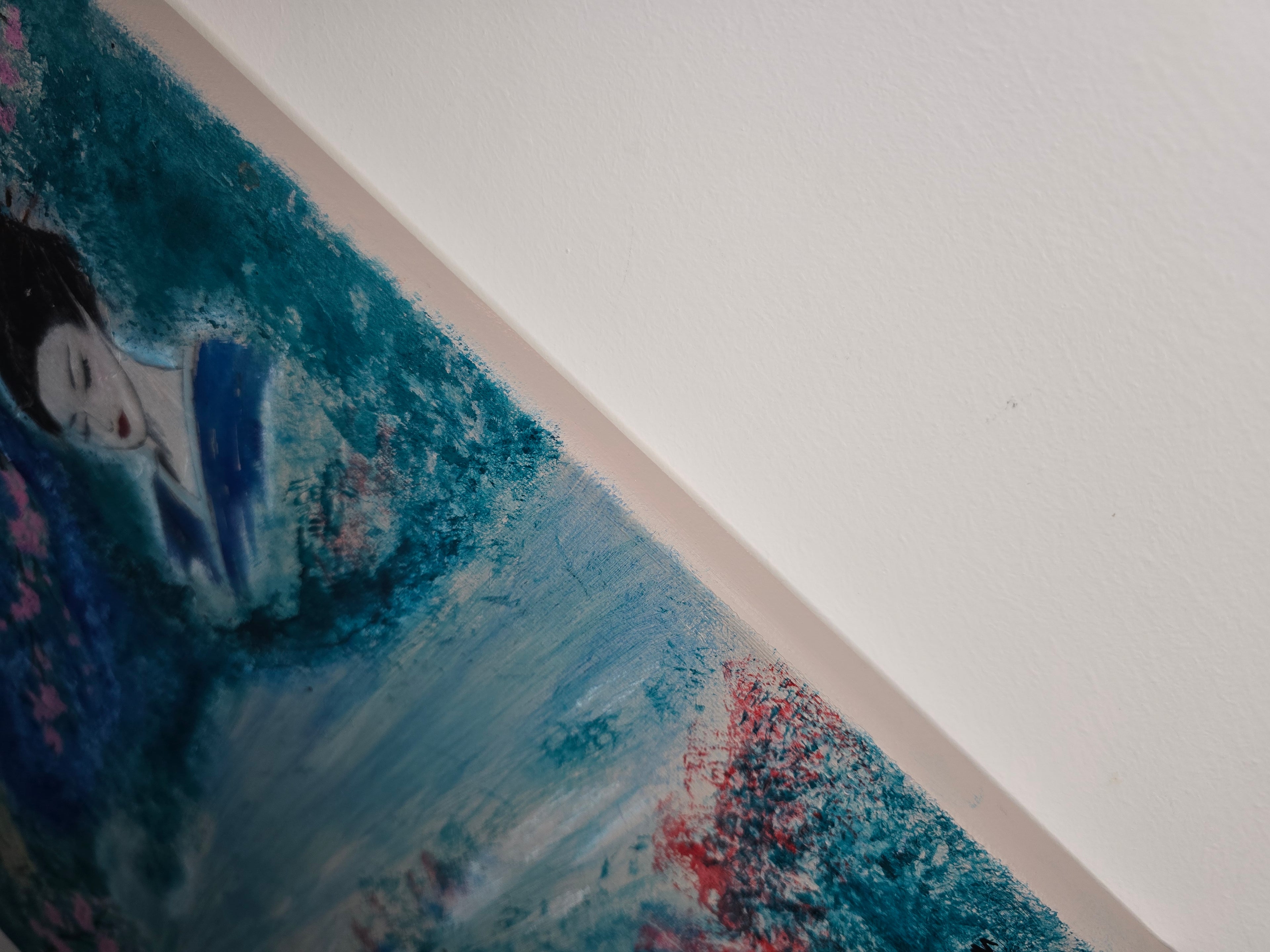 "Becoming Seen" original artwork on canvas 46x35cm