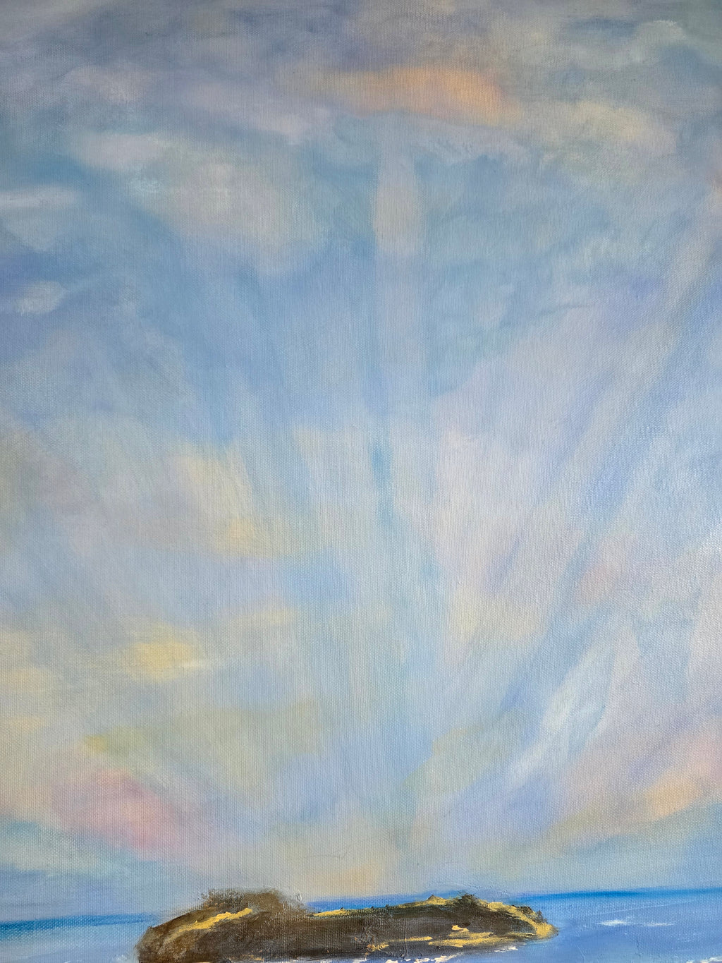 Whispers of Light - original artwork on canvas 120cm x 100cm