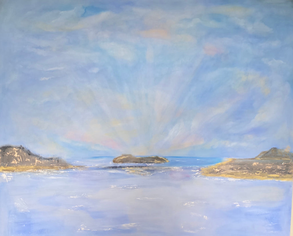 Whispers of Light - original artwork on canvas 120cm x 100cm
