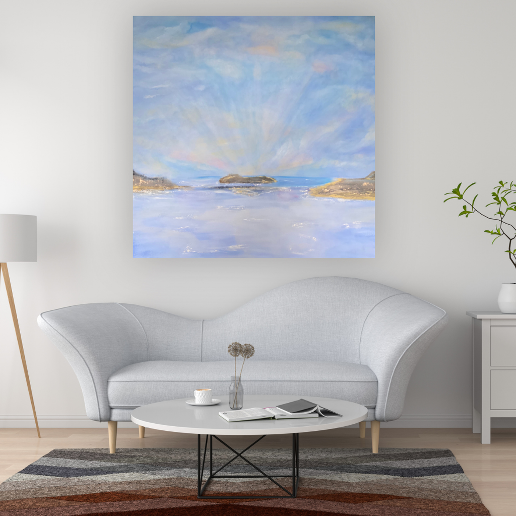 Whispers of Light - original artwork on canvas 120cm x 100cm